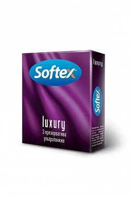 Презервативы Softex luxury ультратонкие № 3 шт — купить в секс-шопе LoveDoctor