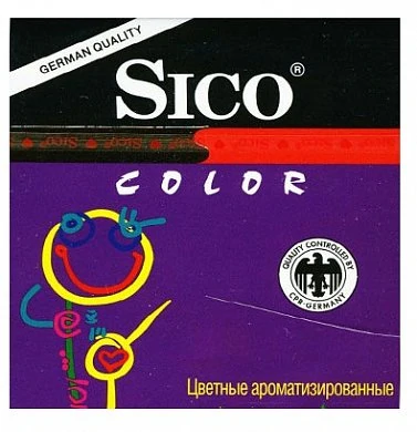 Презерватив Sico Colour цветные 3 шт — купить в секс-шопе LoveDoctor