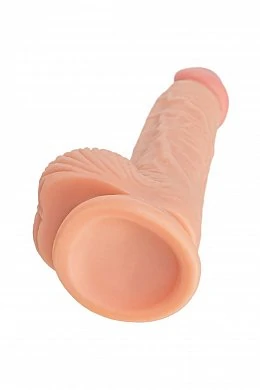 Фаллоимитатор RealStick Nude Baz телесный 19 см — фото 4