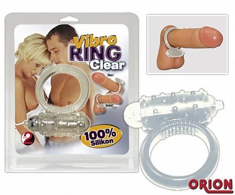 Насадка с вибрацией Vibro Ring Clear — купить в секс-шопе LoveDoctor