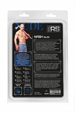 Фаллоимитатор RealStick Nude Nash телесный 18 см — фото 10