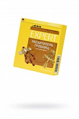 Презервативы Expert ''Расхититель гробниц'' золотые 3 шт — купить в секс-шопе LoveDoctor