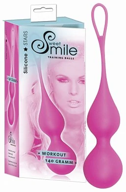 Шарики вагинальные розовые SMILE утяжеленные — купить в секс-шопе LoveDoctor
