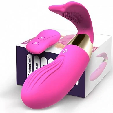 Вибратор для стимуляции точки G и клитора Cute Whale — фото 2