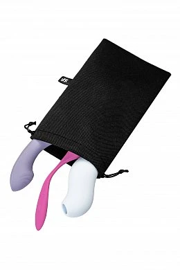 Мешочек Satisfyer для хранения игрушек L черный 26*15 см — фото 6