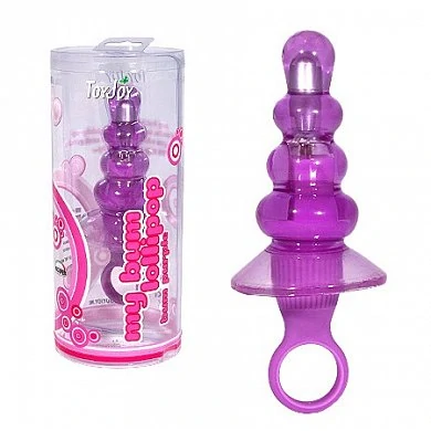 Анальный стимулятор My Bum Lollipop Vibro butt plug Purple — купить в секс-шопе LoveDoctor