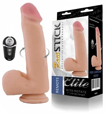 Ротатор с пультом ДУ телесный Имеет 10 режимов вибрации перезаряжаемый
