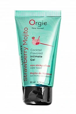 Интимный гель Orgie Lube Tube со вкусом клубничного мохито 50 мл — фото 2