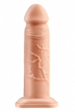 Фаллоимитатор поясной полый 20 см. Silicone Hollow Extension телесный — фото 3