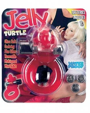 Насадка с вибрацией Jelly черепашка — купить в секс-шопе LoveDoctor