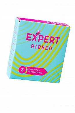 Презервативы Expert Ribbed ребристые №3 — купить в секс-шопе LoveDoctor