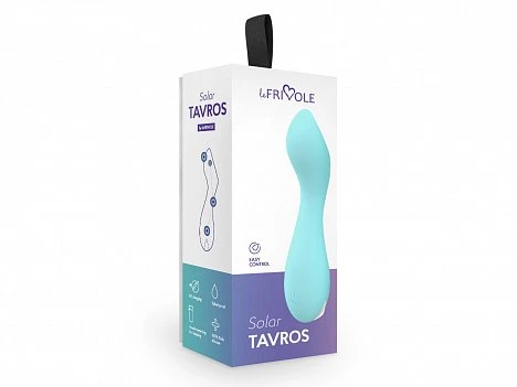 Минивибратор перезаряжаемый Tarvos Solar голубой 11,7 см — купить в секс-шопе LoveDoctor