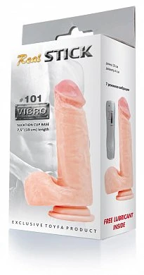 Вибратор реалистичной формы. Цвет: телесный. Размер: длина 19 см, диаметр 4 см. Имеет 7 режимов вибр