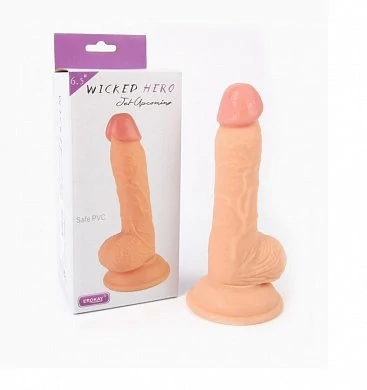 Фаллоимитатор с присоской Wicked Hero телесный 18,5 см — купить в секс-шопе LoveDoctor