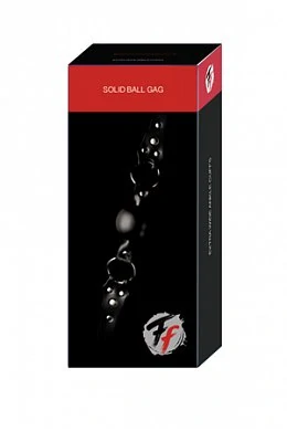 Кляп – шар Solid Ball Gag кожаный черный — купить в секс-шопе LoveDoctor