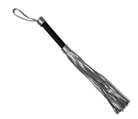 Флоггер LoveToy My Flogger серебряный 45 см — купить в секс-шопе LoveDoctor