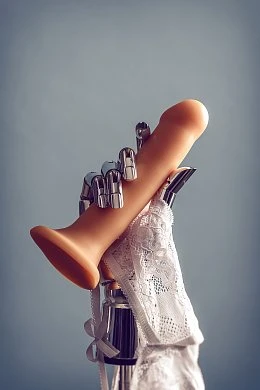 Страпон на присоске Strap-on-me силикон телесный 20 см — фото 11