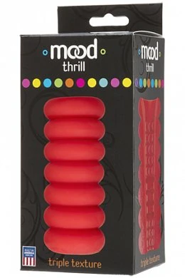 Мастурбатор Mood Thrill – Orange красный — купить в секс-шопе LoveDoctor