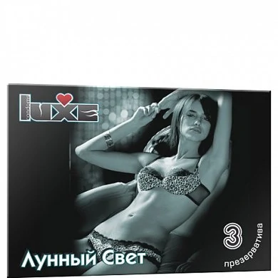 Презервативы Luxe Лунный свет 3 шт — купить в секс-шопе LoveDoctor