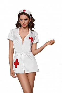Костюм санитарки бело-красный XL — купить в секс-шопе LoveDoctor