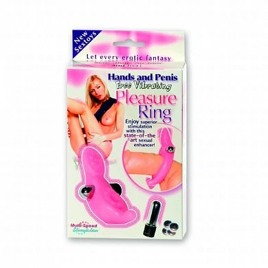Насадка на пенис Cockring+Mini Motor розовая — купить в секс-шопе LoveDoctor
