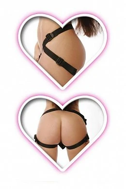 Женский страпон на трусиках Heart Strap-On 17 см — фото 4