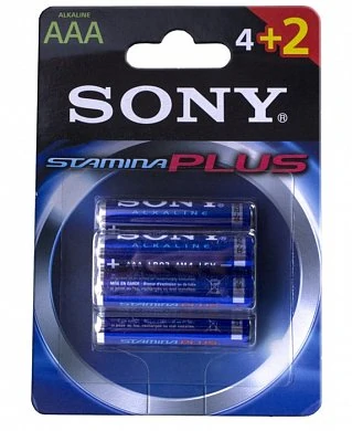 Мизинчиковые батарейки типа ААА Sony LR03 6 шт — фото 2
