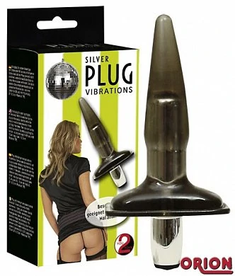 Плаг анальный с вибрацией Silver Plug — купить в секс-шопе LoveDoctor
