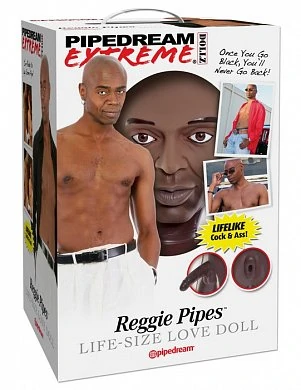 Кукла надувная-мужчина Reggie Pipes, реалистичный пенис и анус — купить в секс-шопе LoveDoctor