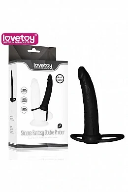 Насадка анальная черная LoveToy 15,2 см — купить в секс-шопе LoveDoctor