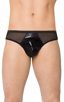 Трусы мужские SoftLine с сеткой черные XL — фото 2