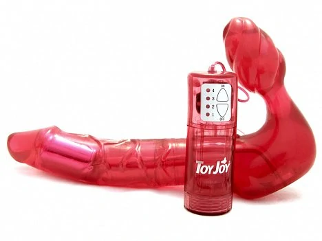 Вибрострапон женский Toy Joy красный — купить в секс-шопе LoveDoctor