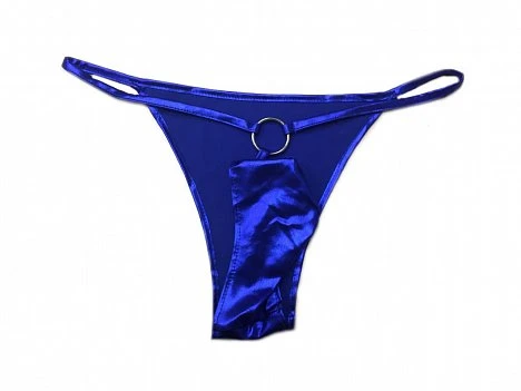 Трусы мужские wetlook синие S/L — купить в секс-шопе LoveDoctor