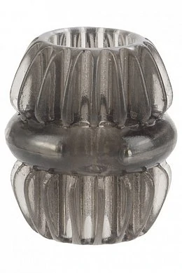 Насадка стимулирующая Magnum Support Plus Single Girth Cages черная — фото 2