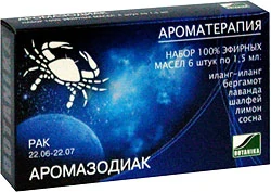 Набор эфирных масел Рак 6 шт х 1,5 — купить в секс-шопе LoveDoctor