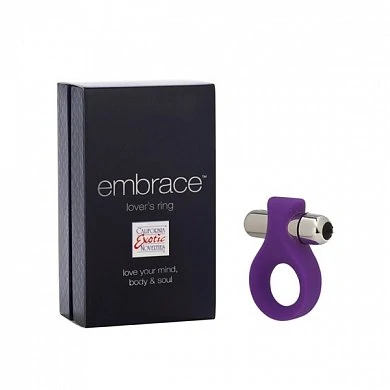 Вибронасадка Embrace Lovers Ring - Purple фиолетовая — купить в секс-шопе LoveDoctor