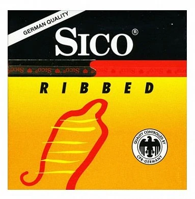 Презерватив Sico Ribbed ребристые 3 шт — купить в секс-шопе LoveDoctor