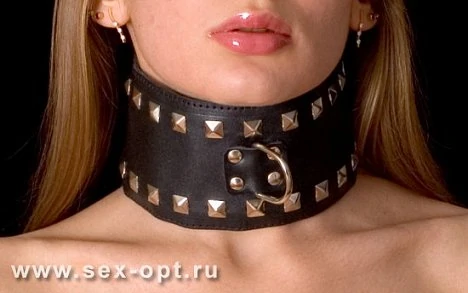 Ошейник чер. лак M/L — купить в секс-шопе LoveDoctor