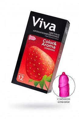 Презервативы Viva цветные ароматизированные № 12 — купить в секс-шопе LoveDoctor