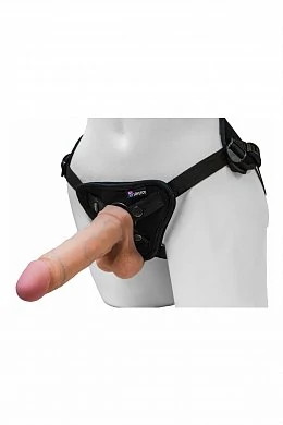 Страпон на трусиках LoveToy UNI Strap 8 с вибрацией 20 см — фото 2