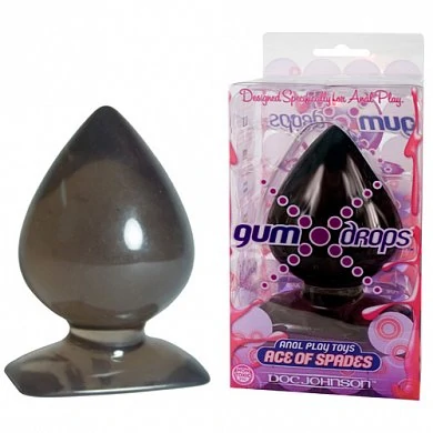 Большая анальная пробка Gum Drops Ace of Spades — купить в секс-шопе LoveDoctor