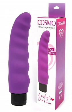 Вибромассажер Cosmo фиолетовый 14 см — купить в секс-шопе LoveDoctor
