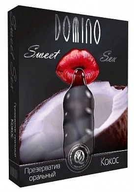 Презервативы для орального секса со вкусом кокоса Domino 3 шт — фото 2