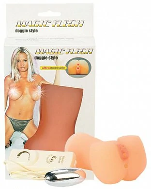 Вибровагина флеш. Размер: длина 14 см (тянется).