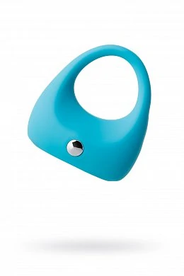 Эрекционное кольцо силикон голубое Toyfa A-Toys 5,4 см — купить в секс-шопе LoveDoctor