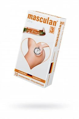 Презервативы Masculan Ultra Long Pleasure с анестетиком 10 шт — купить в секс-шопе LoveDoctor