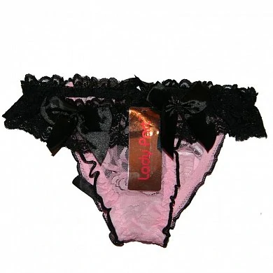 Трусики женские розовые Lady Part — купить в секс-шопе LoveDoctor