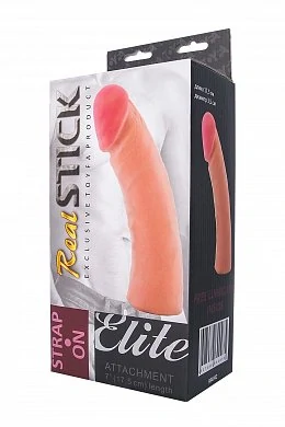 Фаллоимитатор-насадка телесный RealStick 17,5 см — фото 7