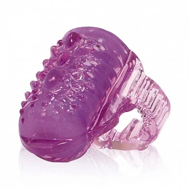 Маленький вибратор на язык. Игрушка закрепляется на языке с помощью тянущейся петли.