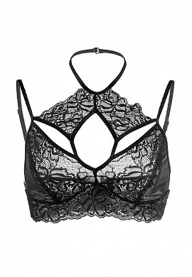 Бралетт удлиненный Erolanta Lingerie Collection черный 50-52 — фото 7